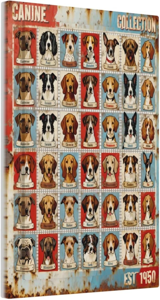 Bvtewkhz Dogs Funny Puppy Pets Vintage No Device Single Blank Decorative Outlet Covers Light Switch Plate Electrical Receptacle Switchplate For Bathroom Kitchen Bedroom