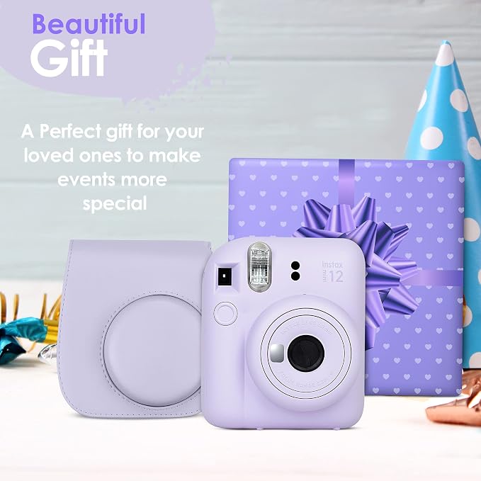 Fujifilm Instax Mini 12 Instant Camera Lilac Purple and Fuji Film Value Pack - Image 6