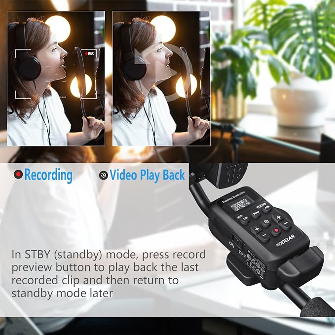 Upgraded Wireless Camcorder Remote Control Zoom Controller - Image 6