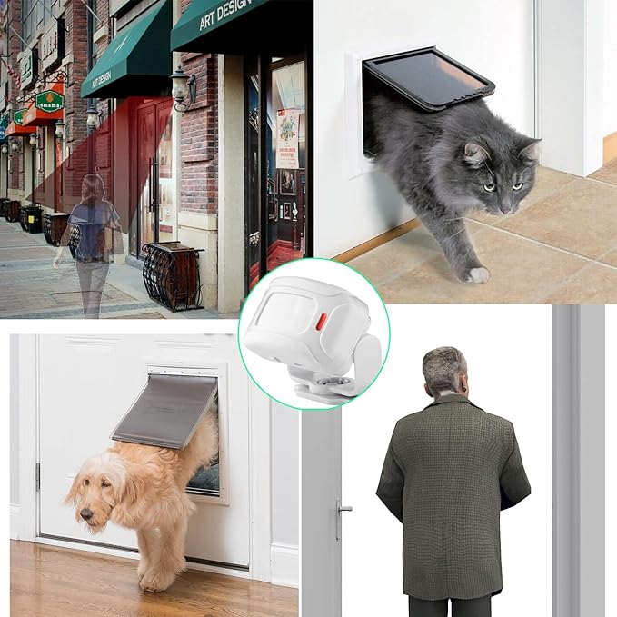 HENDUN Motion Sensor Door Bells Chime for Business, Commercial Ring Doorbell, Retail Welcome Door Sensor Buzzer, Sleepwalker Elderly Safety Monitor, Pir Motion Detector Alarm System House Indoor
