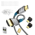 8K HDMI 2.1 Cable, Real Certified Cable, Ultra HD Braided Cord, Supports by Conable