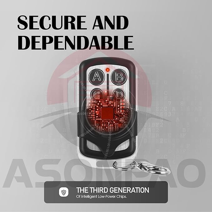 2 for Genie & Overhead Door Garage Door Opener Remote G3T-R G3T-A O3T-BX O3T-A【10-Year-Warranty】