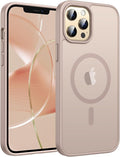 FNTCASE for iPhone 12 Pro Max Case: Translucent Matte Magnetic Phone Cover by FNTCASE