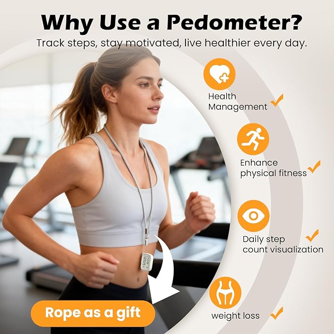 3D Pedometer for Walking, Accurate Digital Step Counter - Image 6