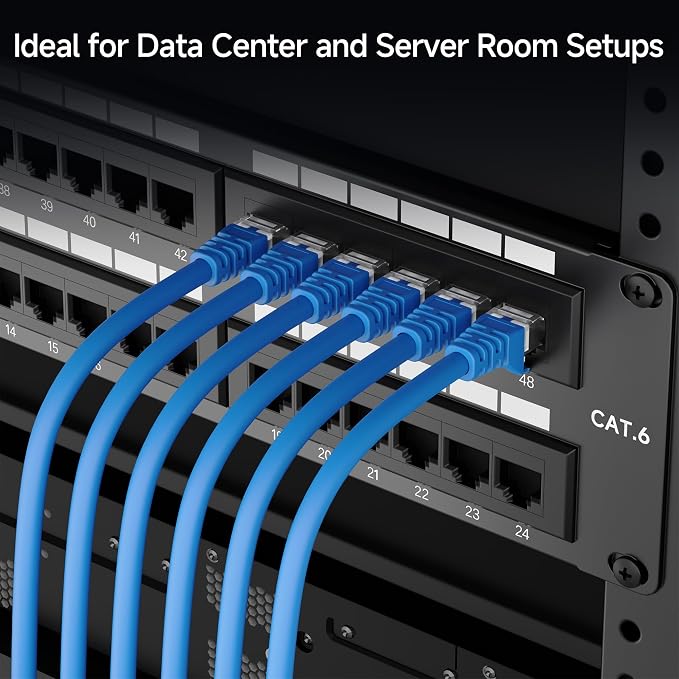 Cable Matters 48 Port Patch Panel Rackmount or Wall Mount 19-Inch, 2U Cat6 - Image 3