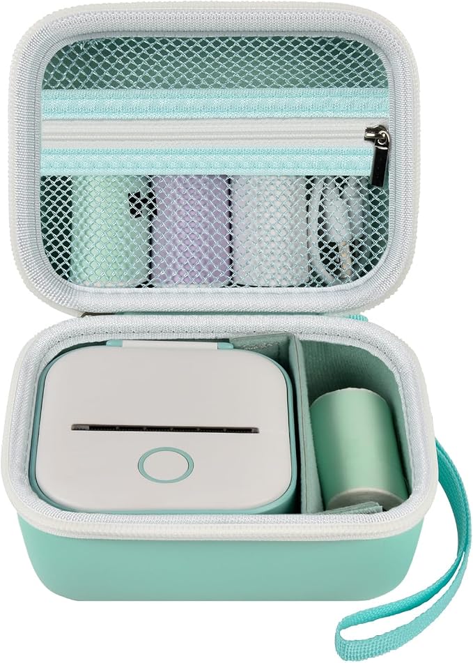ANKHOH Label Maker Case for Memoking T02/ for Phomemo M02/ M02S/ M02 Pro/ Q30S/ by Ankhohstoragehardcase