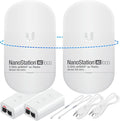 Wireless Bridge Ubiquiti LOCO5AC PRE-CONFIGURED, Bundle of 2 Ubiquiti by GOODSTORY