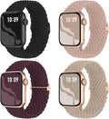 4 Pack Braided Stretchy Bands Compatible by Suitisbest