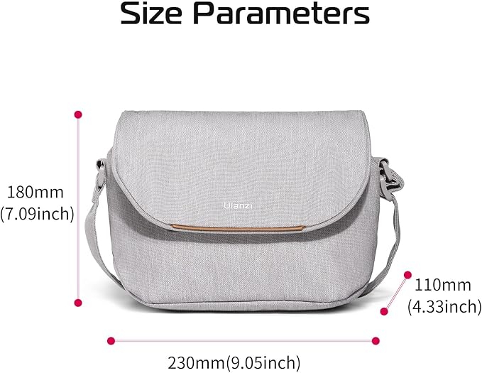 ULANZI 3L Camera Bag, 9.1x4.3x7.1in, Professional SLR/DSLR Crossbody Shoulder - Image 8