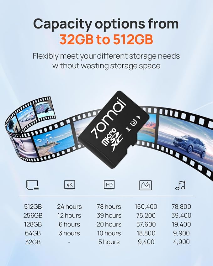 70mai Micro SD Card 32GB Memory Card, Suitable - Image 3