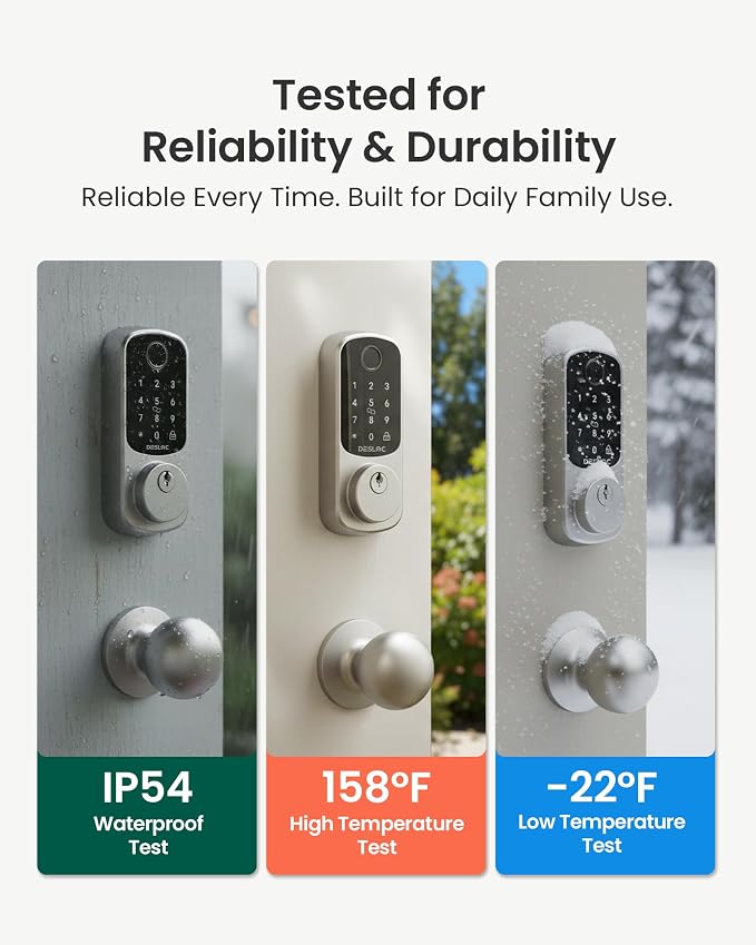 DESLOC B200 Fingerprint Smart Lock - Image 8