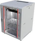 15U Wall Mount Server Rack Cabinet, 19 Inch Network and AV Enclosure, 24 Inch by SYSRACKS