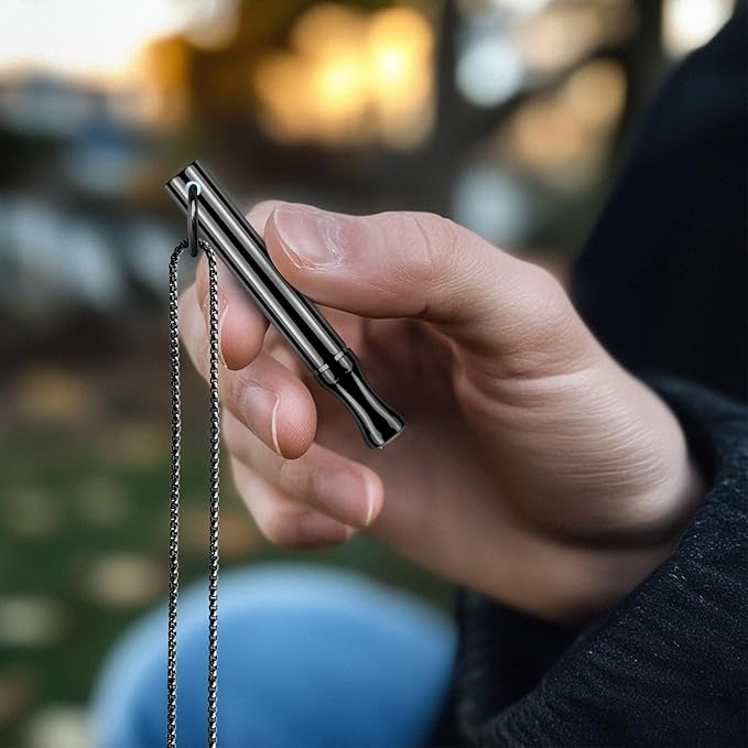 Replace Bad Habit Flavored Air Necklace with 12pcs Refillable Cores in 4 Flavors, Habit Support Refreshing Necklace for Stress Relief Sensory Fidget for Adults (Black)
