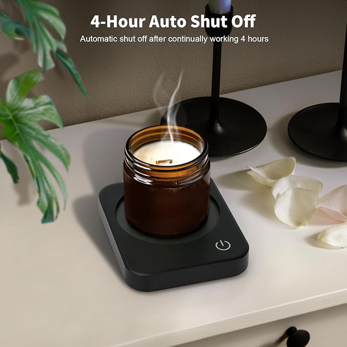 VOBAGA Coffee Mug Warmer, 4 Hours Auto Shut Off Cup Warmer for Office Home Desk with 3 Temperature Settings, Electric Coffee Warmer for Cocoa,Tea, Milk, Soup, Coffee Gifts Accessories for Women Men