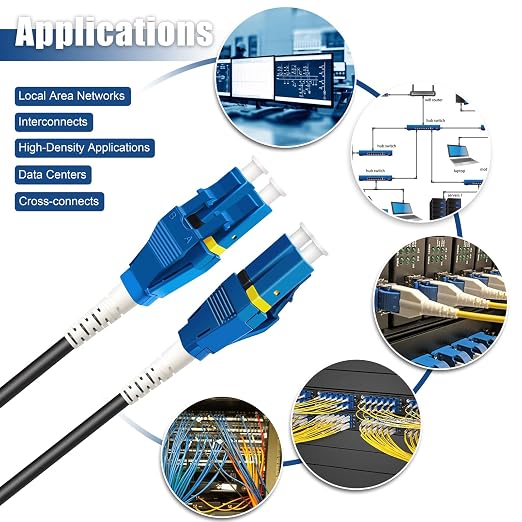 20-Pack - 1m Uniboot LC to LC Armored Fiber Patch Cable, Singlemode 9/125um - Image 6