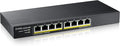 Zyxel 8 Port PoE Switch | Smart Managed | Gigabit Network Ethernet Switch | 8X by ZYXELNETWORKS