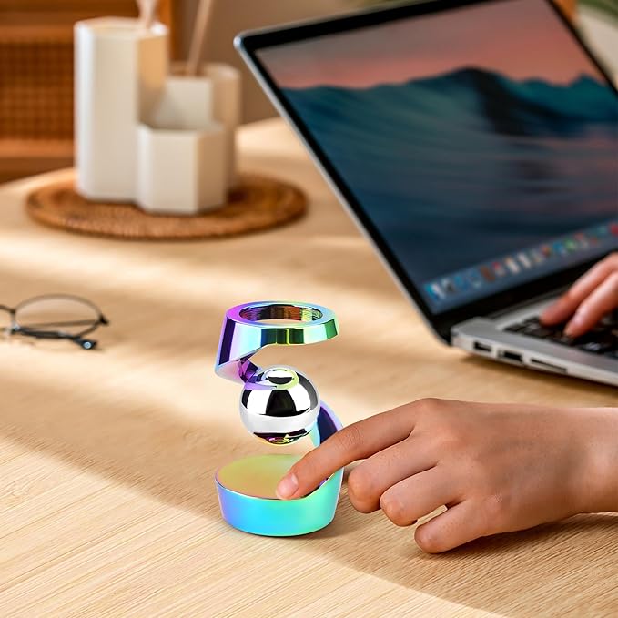 Fidget Toys Adult, Kinetic Spinning Desk Toy, Kinetic Optical Illusion Toys, Kinetic Desktop Fidget Spinner Toys, Cool Gadget Fidget Toys Relieve Stress Anxiety for Office for Adults