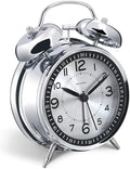 Peakeep Loud Alarm Clock for Heavy Sleepers Adults, Metal 4.5" Twin Bell by PEAKEEP