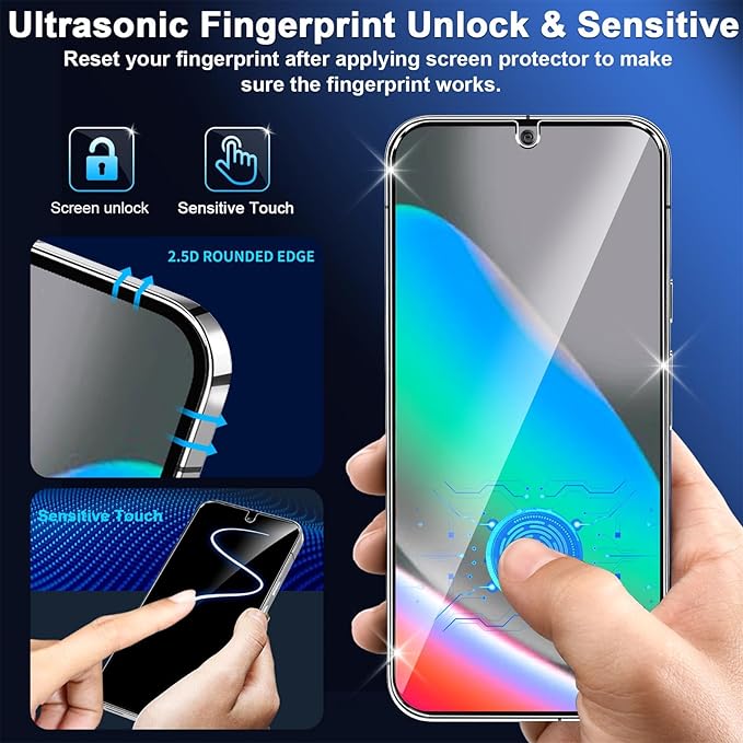 letosan 3 Pack for Google Pixel 10 Screen Protector Tempered Glass + 3 Pack - Image 7