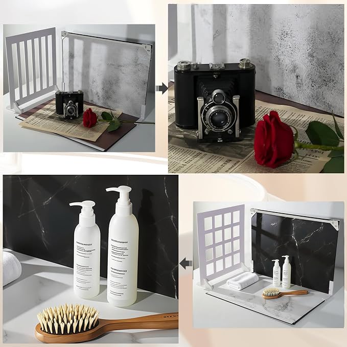 Photo Backdrop for Product Photography: Double-Sided Matte Paper Background Kit - Image 4