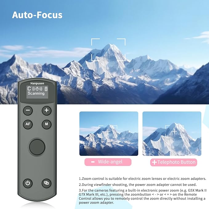 for Canon Rechargeable Camera Remote Control, Wireless Shutter Release - Image 3