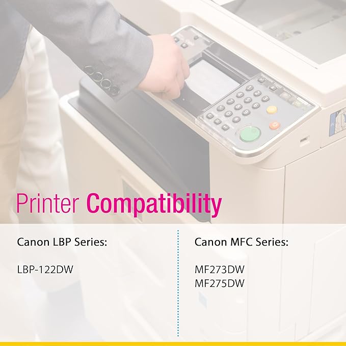 CS Replacement Compatible with Canon MF273DW Toner Cartridge 5645C001 to use with LBP-122DW MF273DW MF275DW (Black, 1-Pack)
