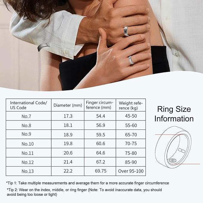 Smart Ring for Women Men, Fitness Tracker Ring - Image 2