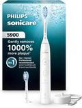 Philips Sonicare 5900 Series Electric Toothbrush - Next-Generation Sonicare Technology, Pressure Sensor, 6 Brushing Settings, SmarTimer, BrushPacer, 21-Day Runtime, White, Model HX7130/02