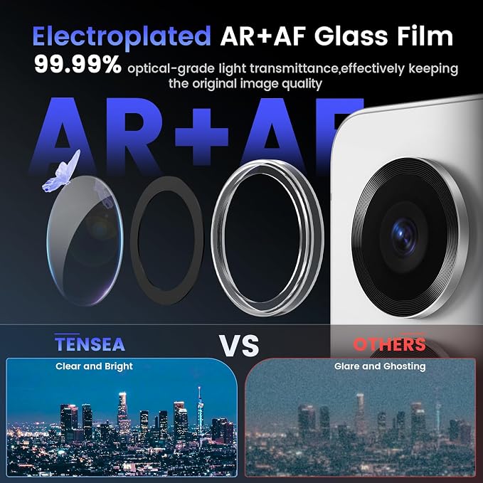 Tensea (3+2PCS Compatible with Samsung Galaxy S25 Ultra Camera Lens Protector - Image 3