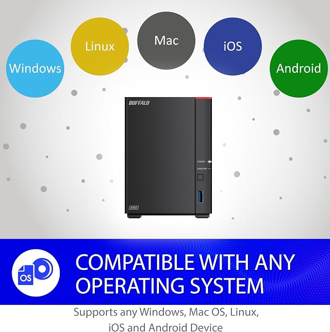 BUFFALO LinkStation SoHo 720 2-Bay Professional Office NAS 16TB - Image 6