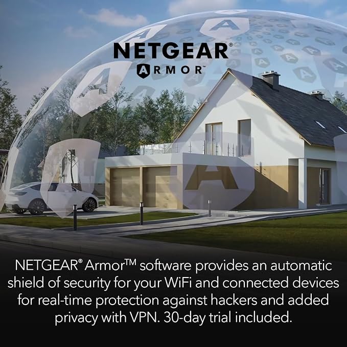 NETGEAR RAX36-100PAR AX3000 Nighthawk 4-Stream AX4 Up to 3 Gbps Wireless Speed - Image 5