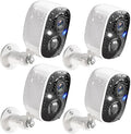 GMK Security Cameras Wireless Outdoor 4 Pack, 2K Battery Powered Cameras by GMK
