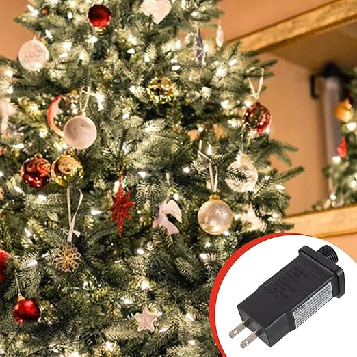 SIGANDG 12V 12W LED Transformer Replacement Class 2 Power LED Controller with 8 Modes Supply for Christmas String Light Inflatable Decorations IP44 Waterproof Low Voltage Transformer(2 Pcs)