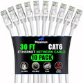 Maximm Cat 6 Ethernet Cable 30 ft by MaximmCable