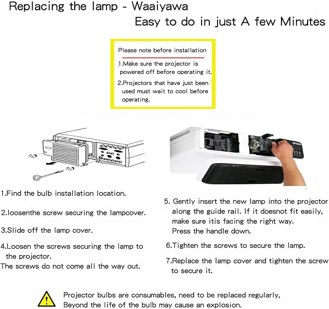 for Mitsubishi TX10U Replacement Projector Lamp Powered by Osram OEM Bulb - 1 Year Warranty