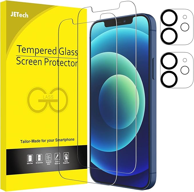 JETech Screen Protector for iPhone 12 6.1-Inch by JETech