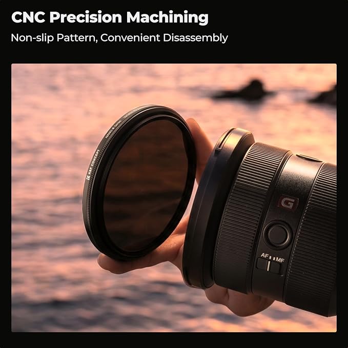 K&F CONCEPT 55mm Variable ND Lens Filter ND2-ND400 18 Multi-Layer Coatings - Image 6