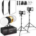 NEEWER 600Ws Studio Monolight Flash Light Kit: 2 Pack S101-300W PRO 5600K by Neewer