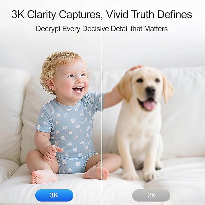 5G Security Camera Indoor 2-Pack, No-Monthly-Fee AI Tracking Facial Recognition - Image 3