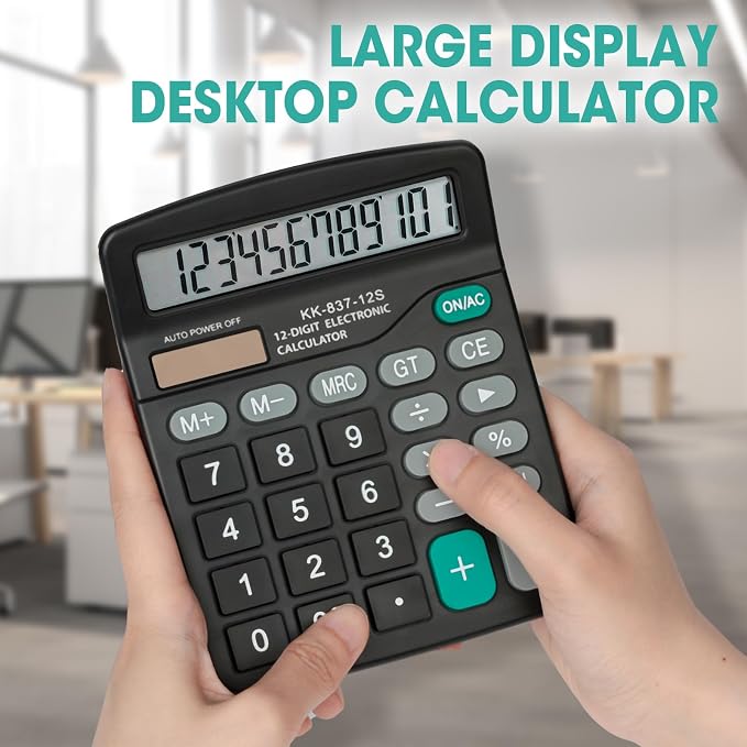 30 Pack Calculator Bulk, 12 Digits Calculators Desktop - Image 6