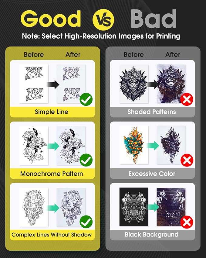 Phomemo Tattoo Stencil Printer, M08F Wireless Thermal Tattoo Printer - Image 5