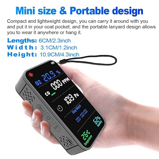 7-in-1 Portable Oxygen Detector - Image 9