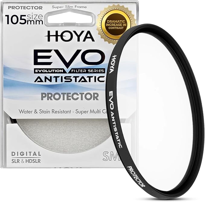 Hoya EVO Antistatic 105 mm Lens Filter — Premium Optical Glass w/ 16-Layer SMC by HOYA