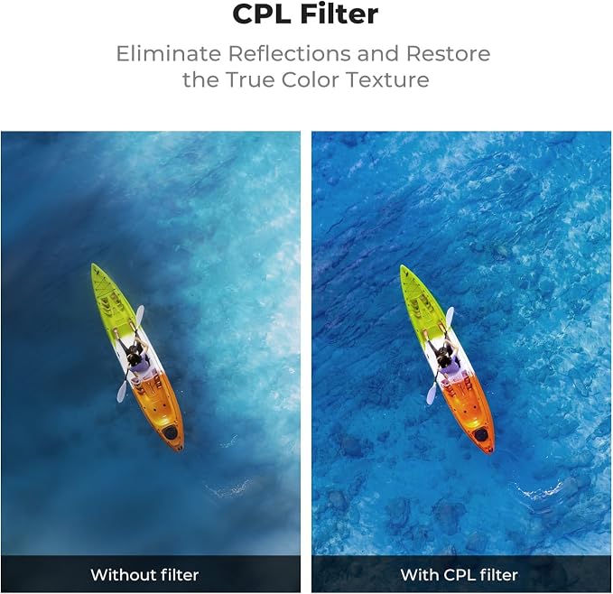 K&F CONCEPT Snap On CPL ND Effect Filter Kit Compatible - Image 4