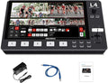 Feelworld L4 Switcher 10.1 Inch Touch Screen Multi-Camera Video Mixer Switcher,4xHDMI,SDI,Audio Input/Output,App/PTZ Control,USB3.0 Fast Streaming,Built-in Cooler,13 Transitions