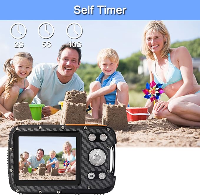 16FT Underwater Camera 30MP Waterproof Digital Camera - Image 4