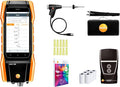 testo 300 Combustion Analyzer HVAC Kit with Printer - Combustion Leak Tester for Flue Gas, Draft, Differential Pressure & Ambient CO - Natural Gas Leak Tester with Probes - CO Meter with Touch Display