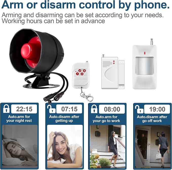 WiFi Alarm Home Security System, Wireless Alarm System - Image 6