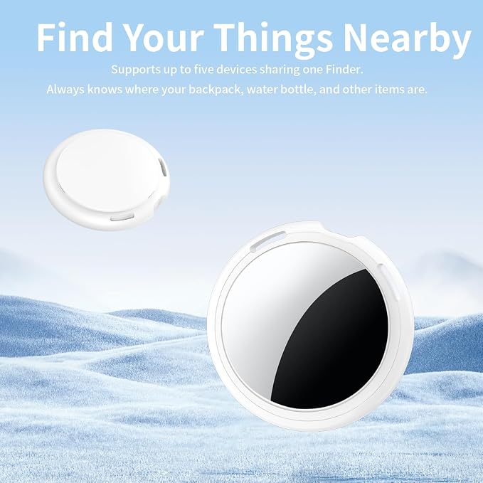 2 Pack Tracker Tags Pair with Apple Find My Bluetooth Air Smart Tags Key Finder - Image 3
