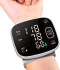 FOTOSY Blood Pressure Monitor Rechargeable Blood Pressure Monitors for Home Use Adjustable Automatic Wrist Cuff Voice Broadcast 2 * 120 Reading Memory for 2 Users with Carrying Case